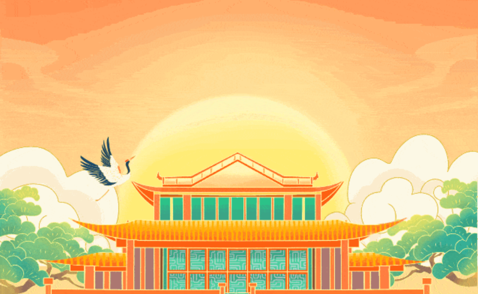 广东江门新闻：【贺卡】江门市侨媒中心恭祝海内外华文媒体朋友双节快乐！